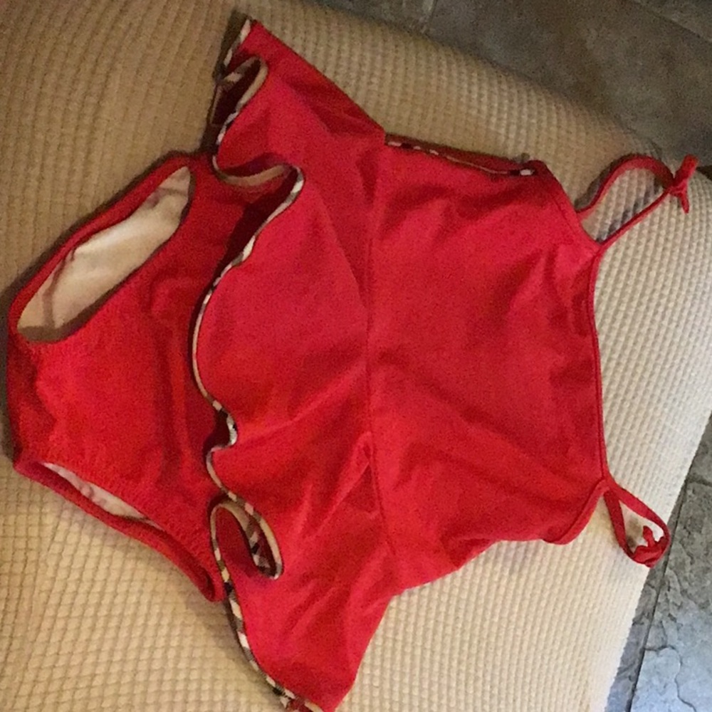Kids Burberry Bathing Suit.